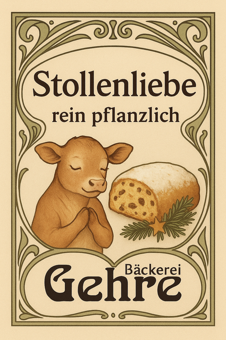 Neu in unserer Backstube: „Stollenliebe – rein pflanzlich"